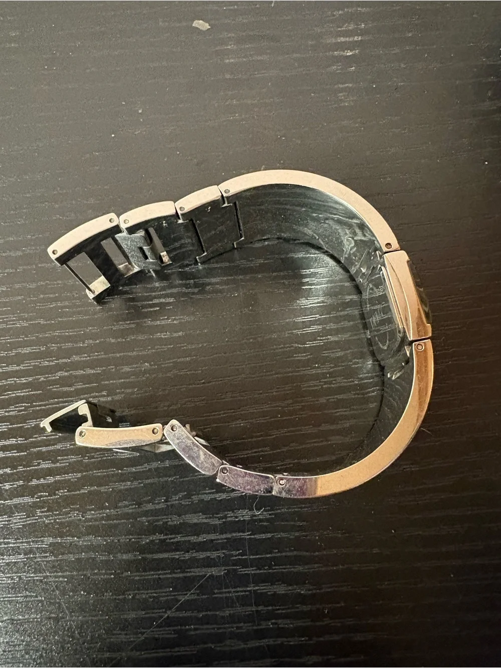 DKNY T10603 Stainless Steel Rectangular Cuff Bracelet Watch Untested
